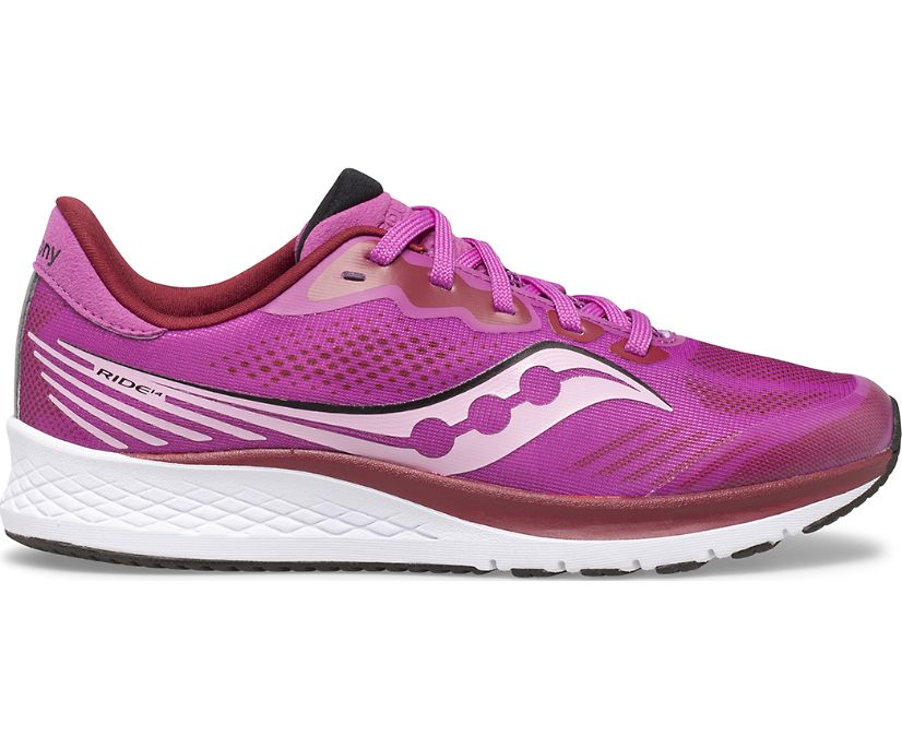 Gyerek Saucony Ride 14 Tornacipő Rózsaszín | HU 458CTV